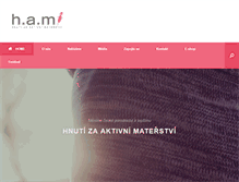 Tablet Screenshot of iham.cz